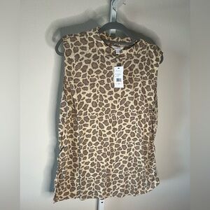 NWT Skinny Girl Jeans Sleeveless Mock Neck Top